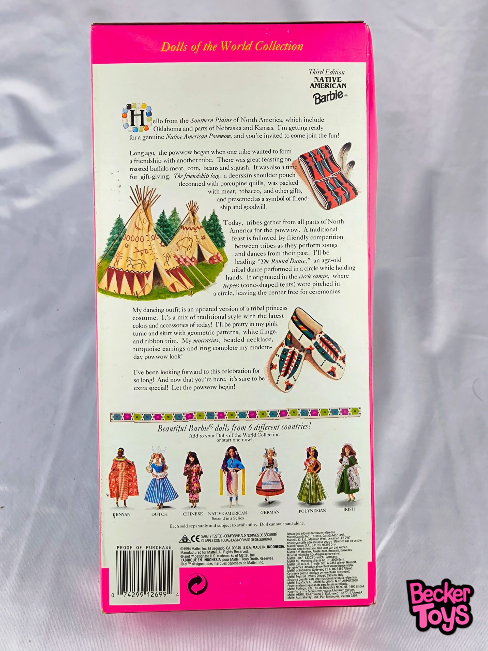 Barbie Native American Third Edition de 1994 - Imagen 3