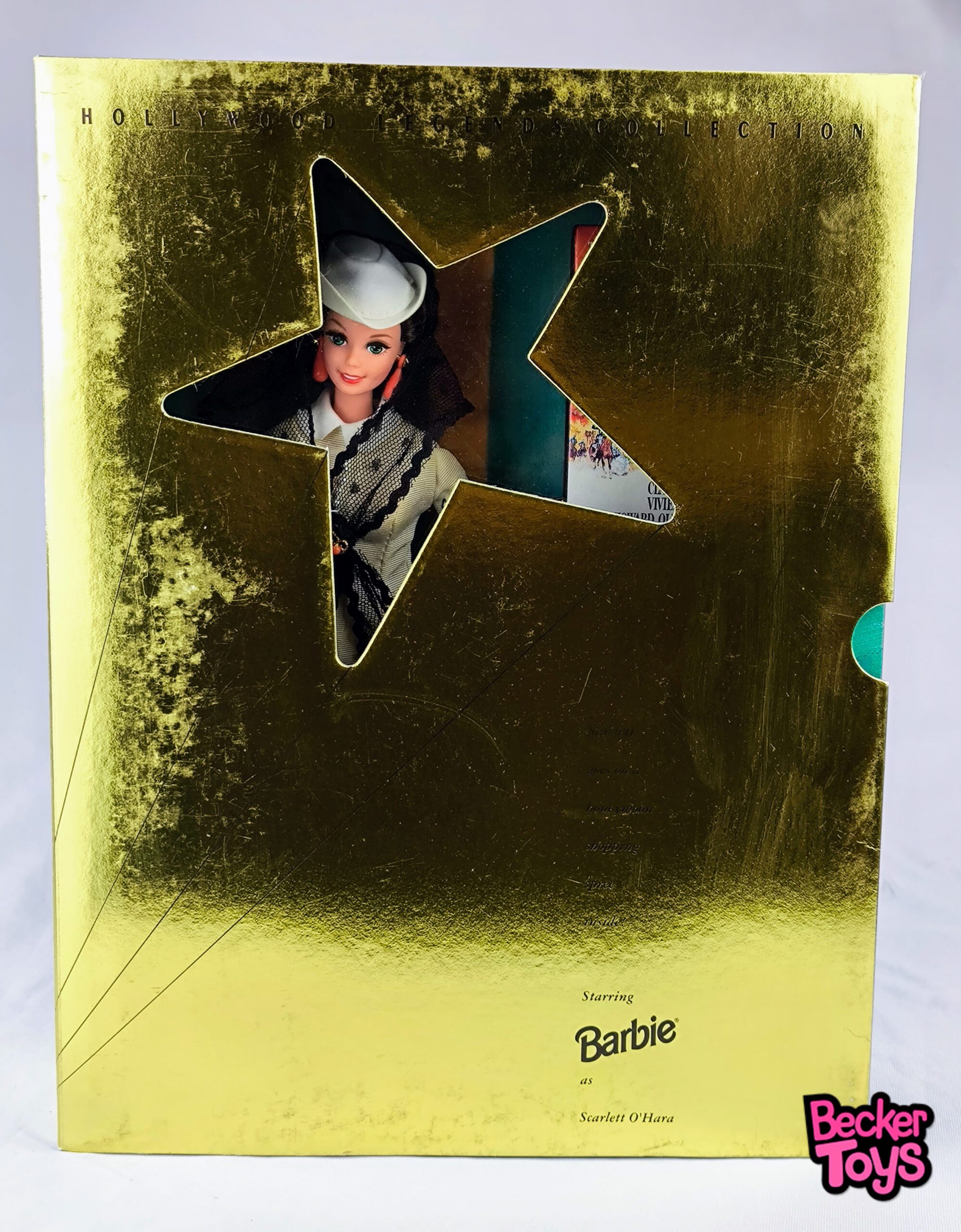 Barbie Scarlett O'Hara Vestido Blanco de 1994 - Imagen 3