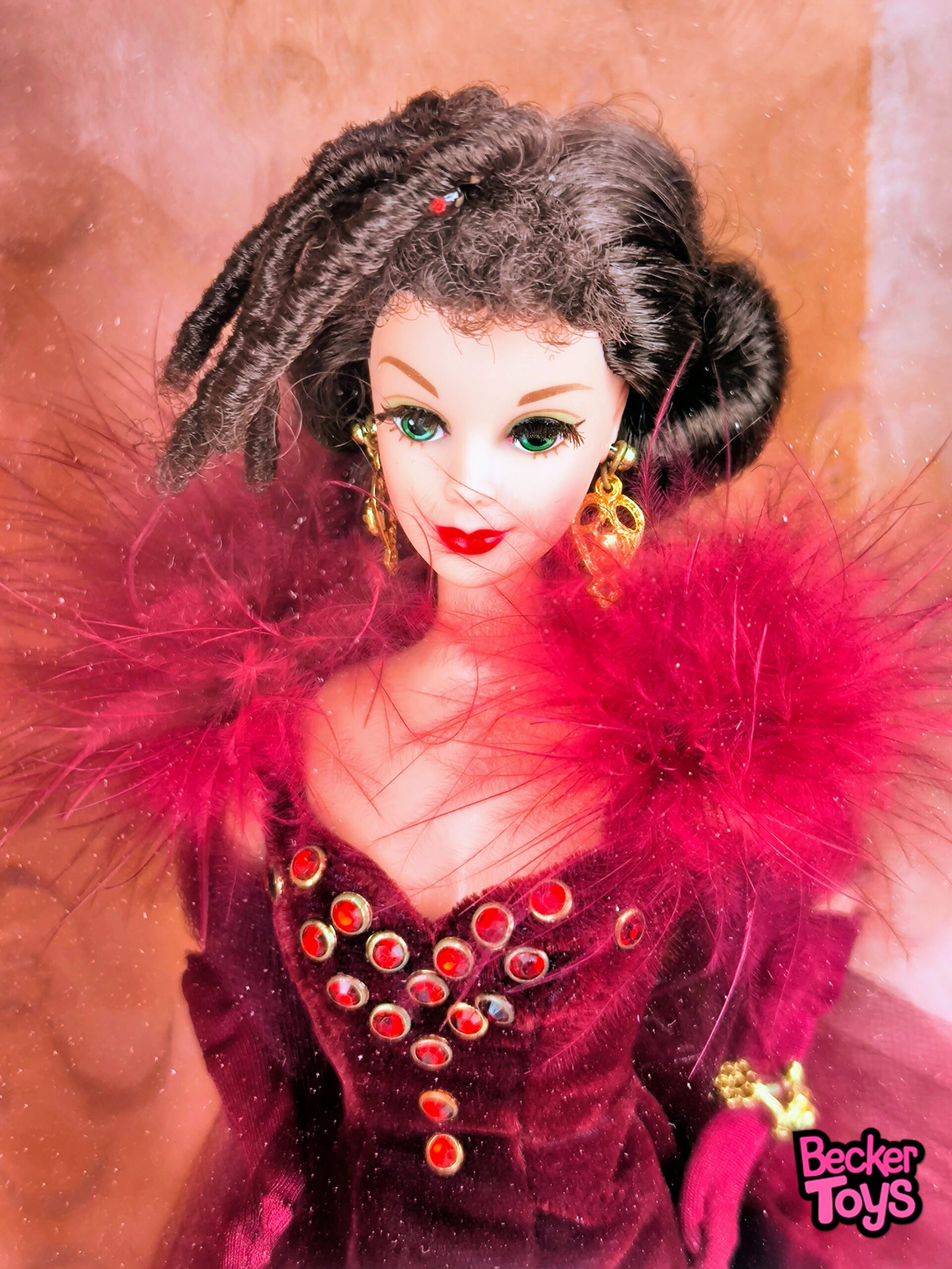 Barbie as Scarlett O'Hara Vestido Rojo de 1994 - Imagen 2