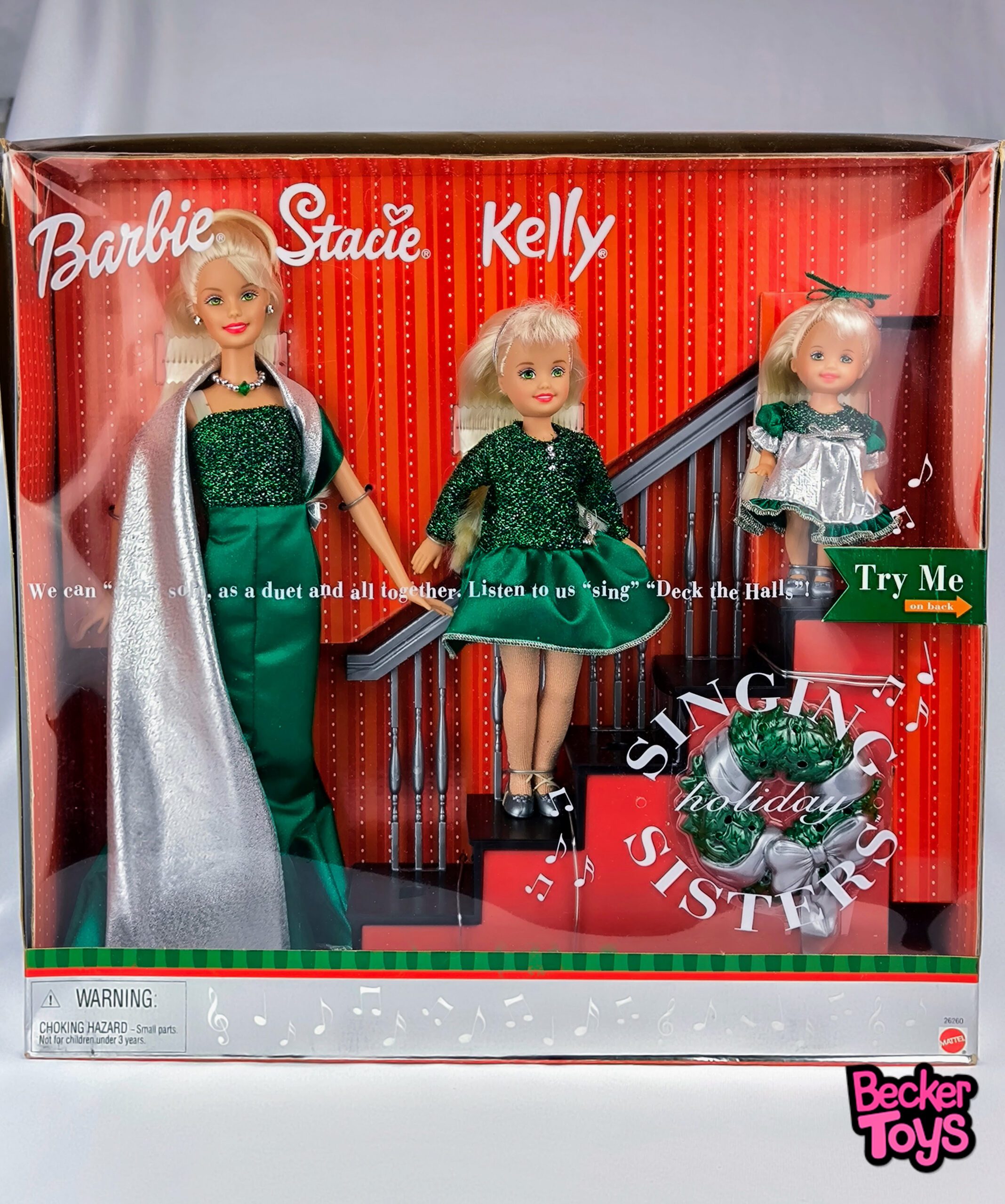 Barbie Stacie Kelly Holiday Singing Sisters del 2000