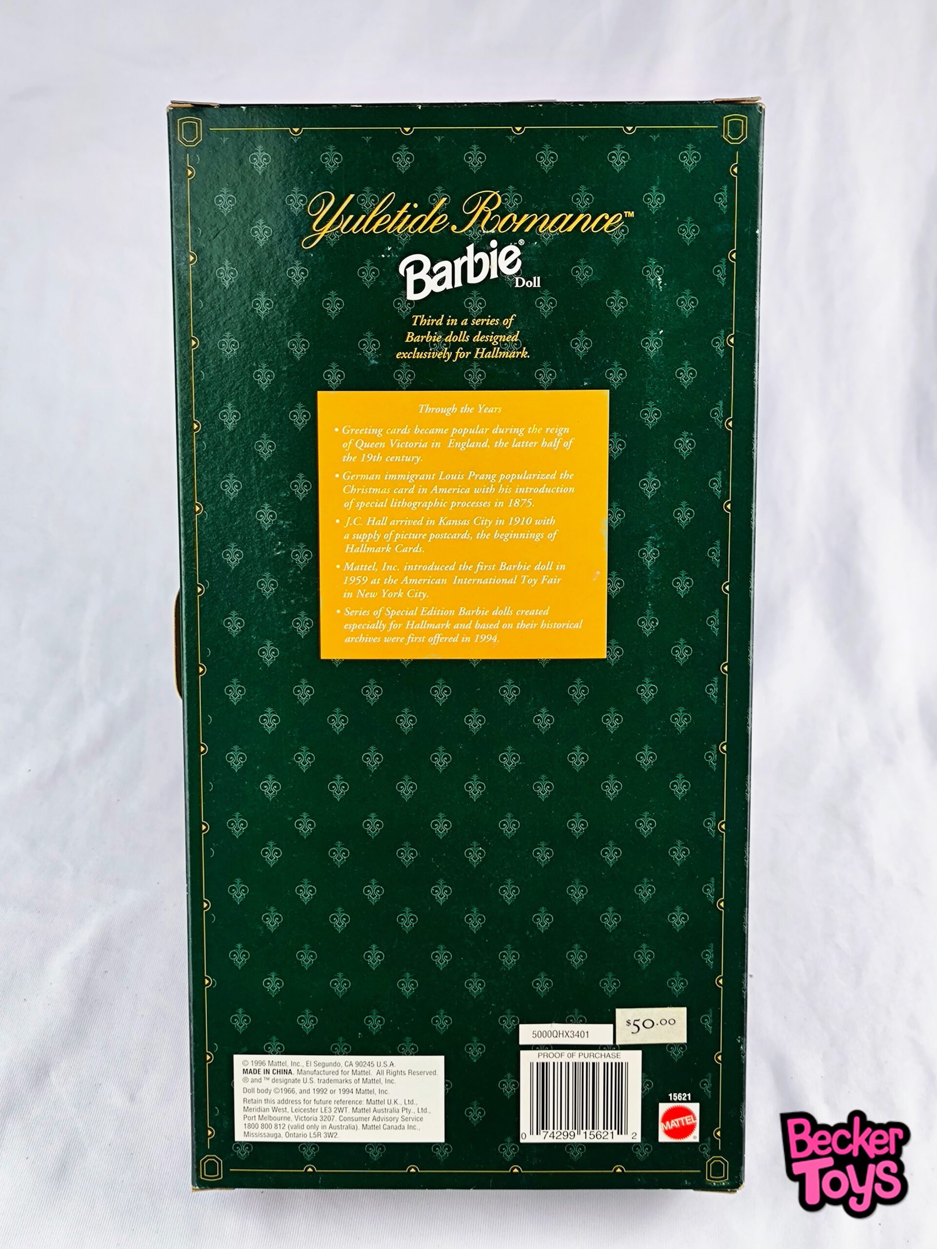 Barbie Yuletide Romance de 1996 - Imagen 4