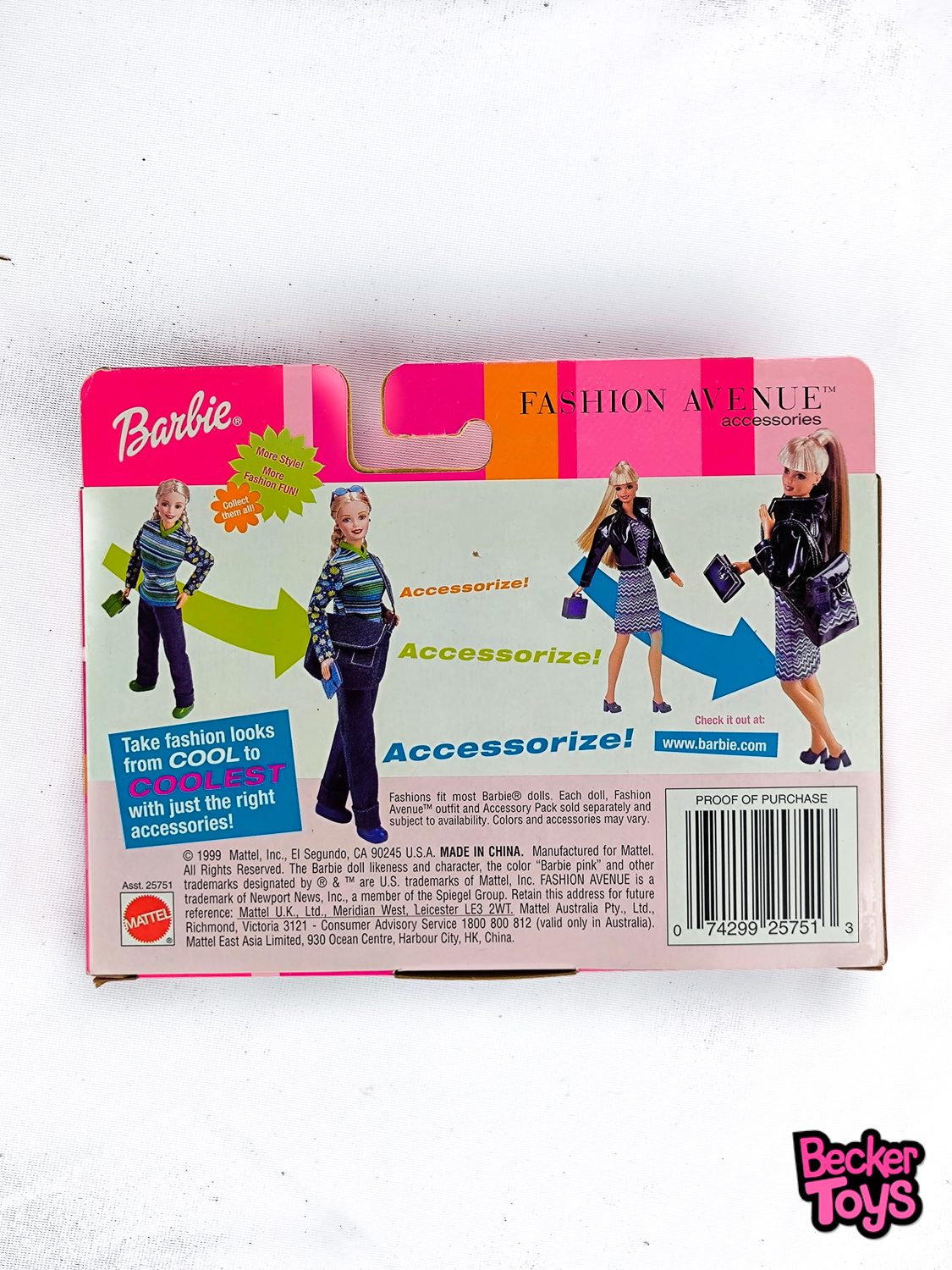 Barbie Fashion Avenue Etc. Gear de 1999 - Imagen 2