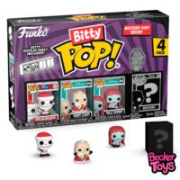 Funko Bitty POP! tnbc Santa Jack - Sandy Claus - Sally Sewing