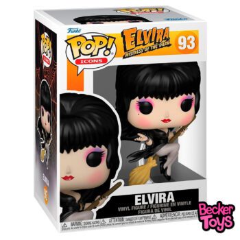 Funko POP! Elvira Mistress of The Dark Broom - Imagen 2