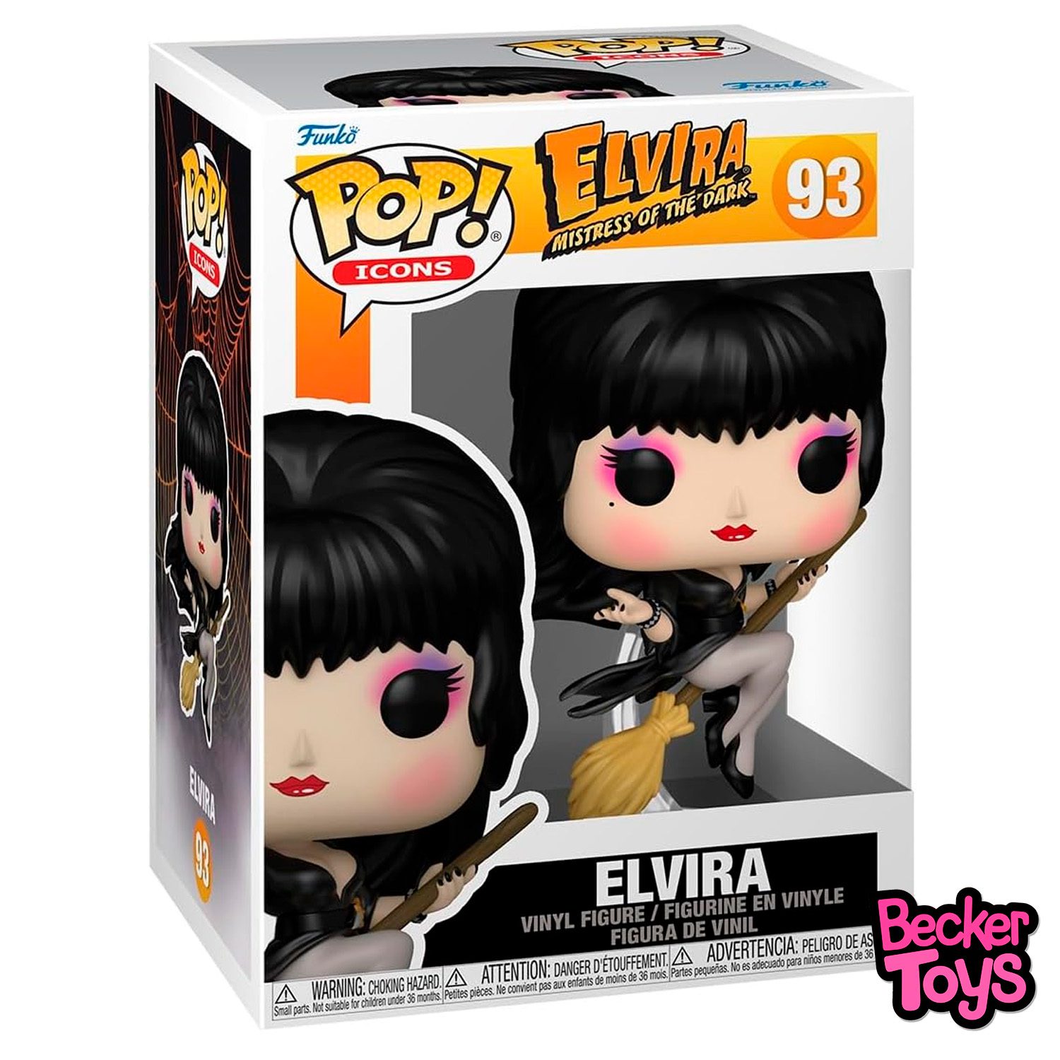 Funko POP! Elvira Mistress of The Dark Broom - Imagen 2