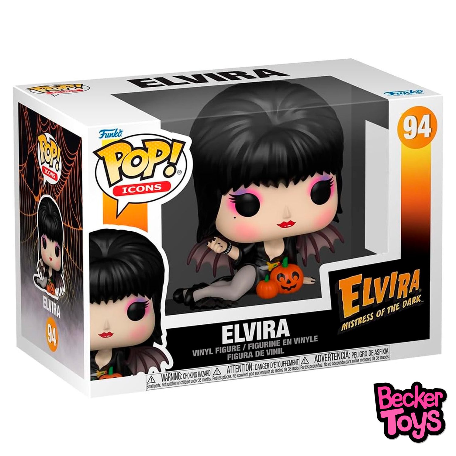 Funko POP! Elvira Mistress of The Dark Pumpkins - Imagen 2