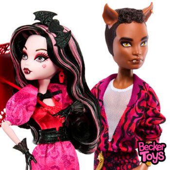 Monster High Howliday Draculaura & Clawds Love Edition - Imagen 2