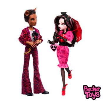 Monster High Howliday Draculaura & Clawds Love Edition - Imagen 3