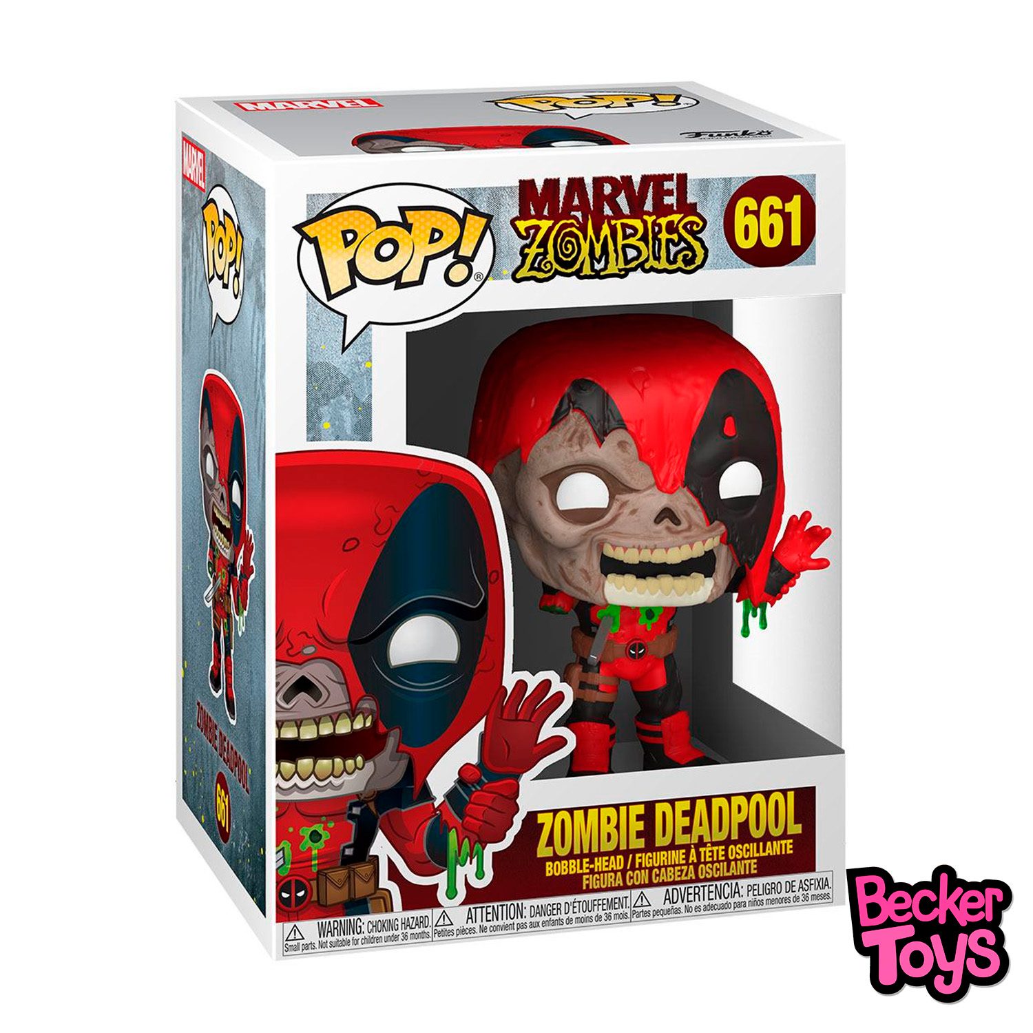 Funko POP! Marvel - Zombie Deadpool - Imagen 2