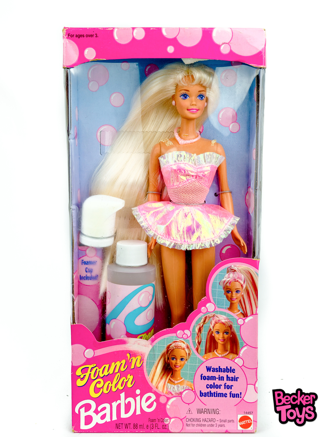 Barbie Foam 'N Color Rosa de 1995