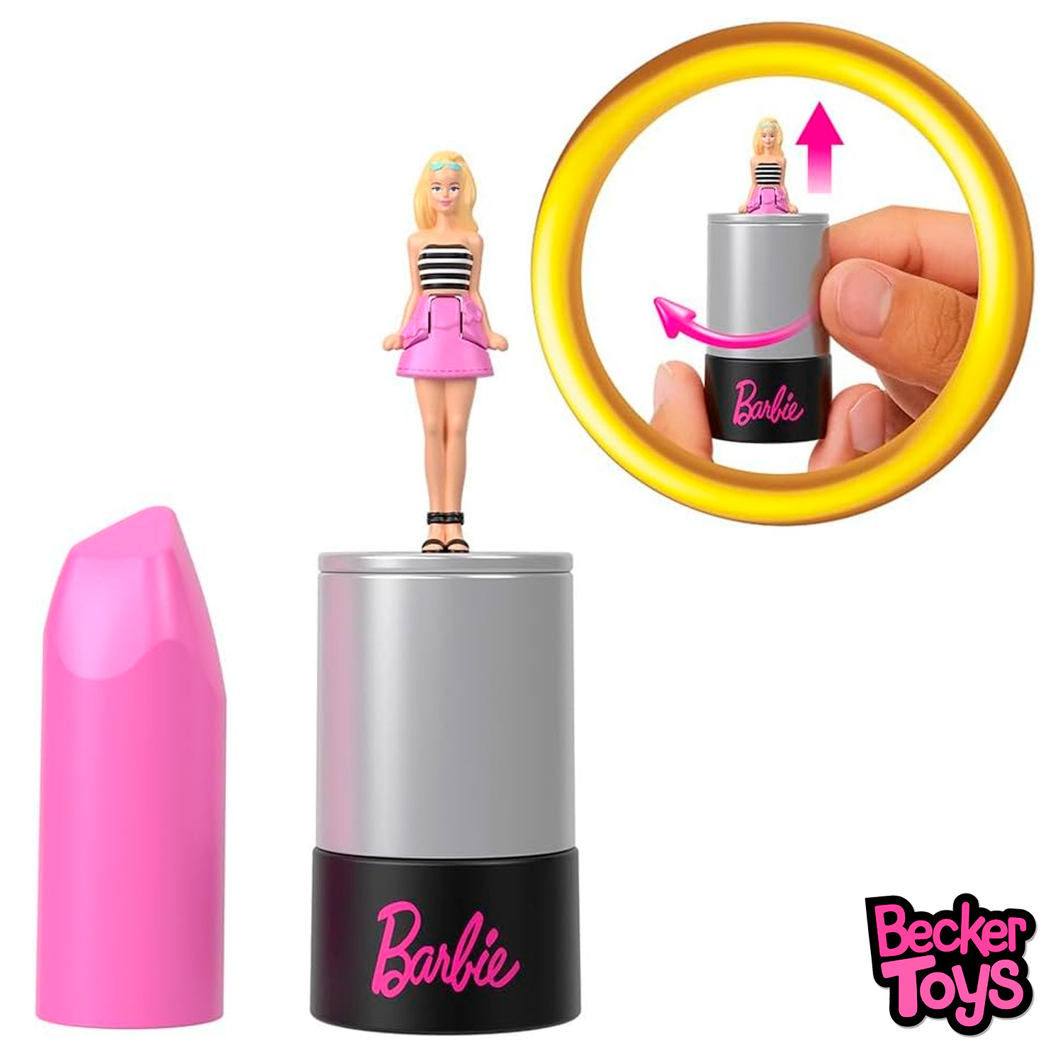 Barbie Mini Barbieland Pintalabios Reveal
