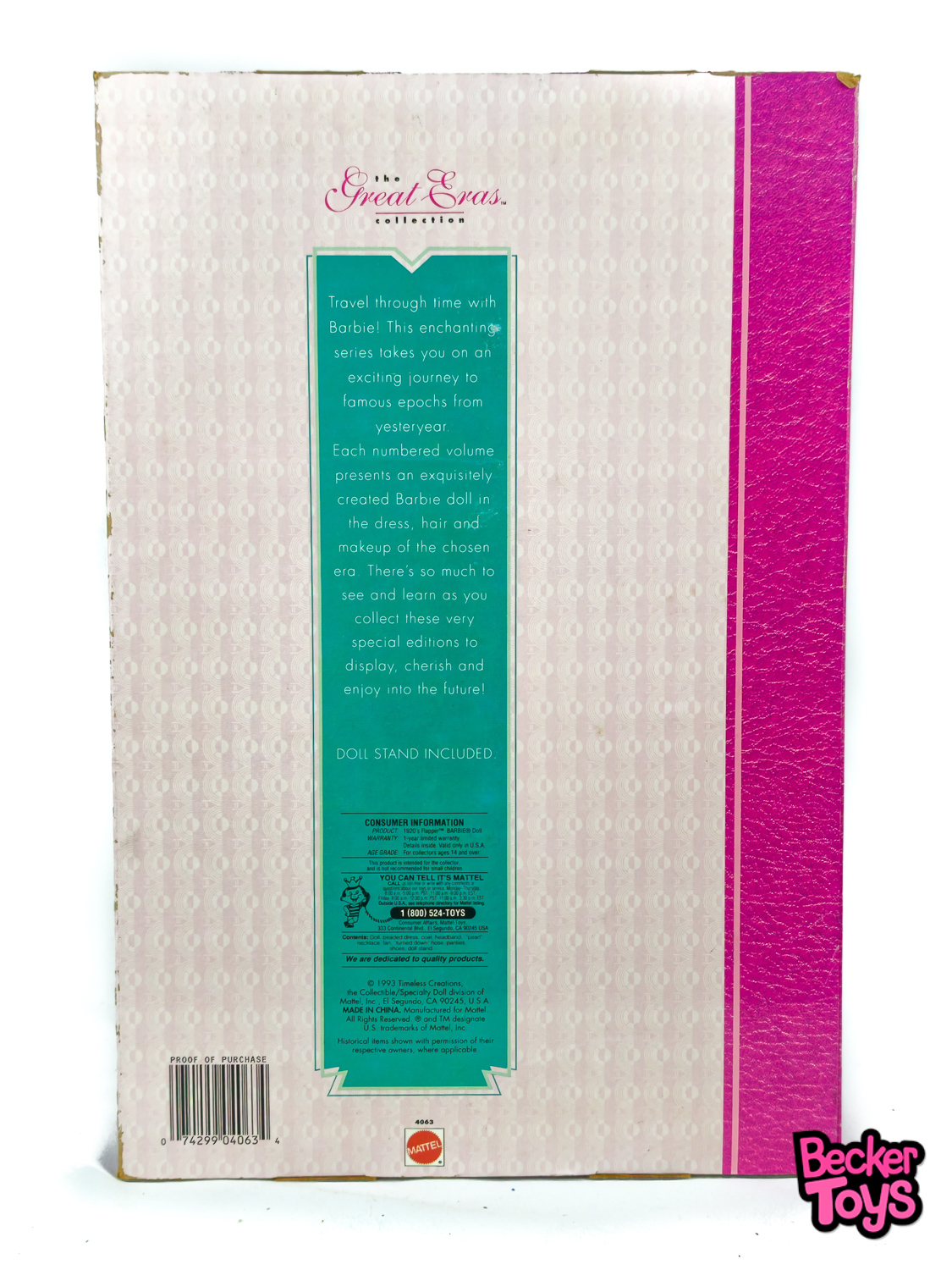 Barbie 1920's Flapper de 1993 (Outlet) - Imagen 4