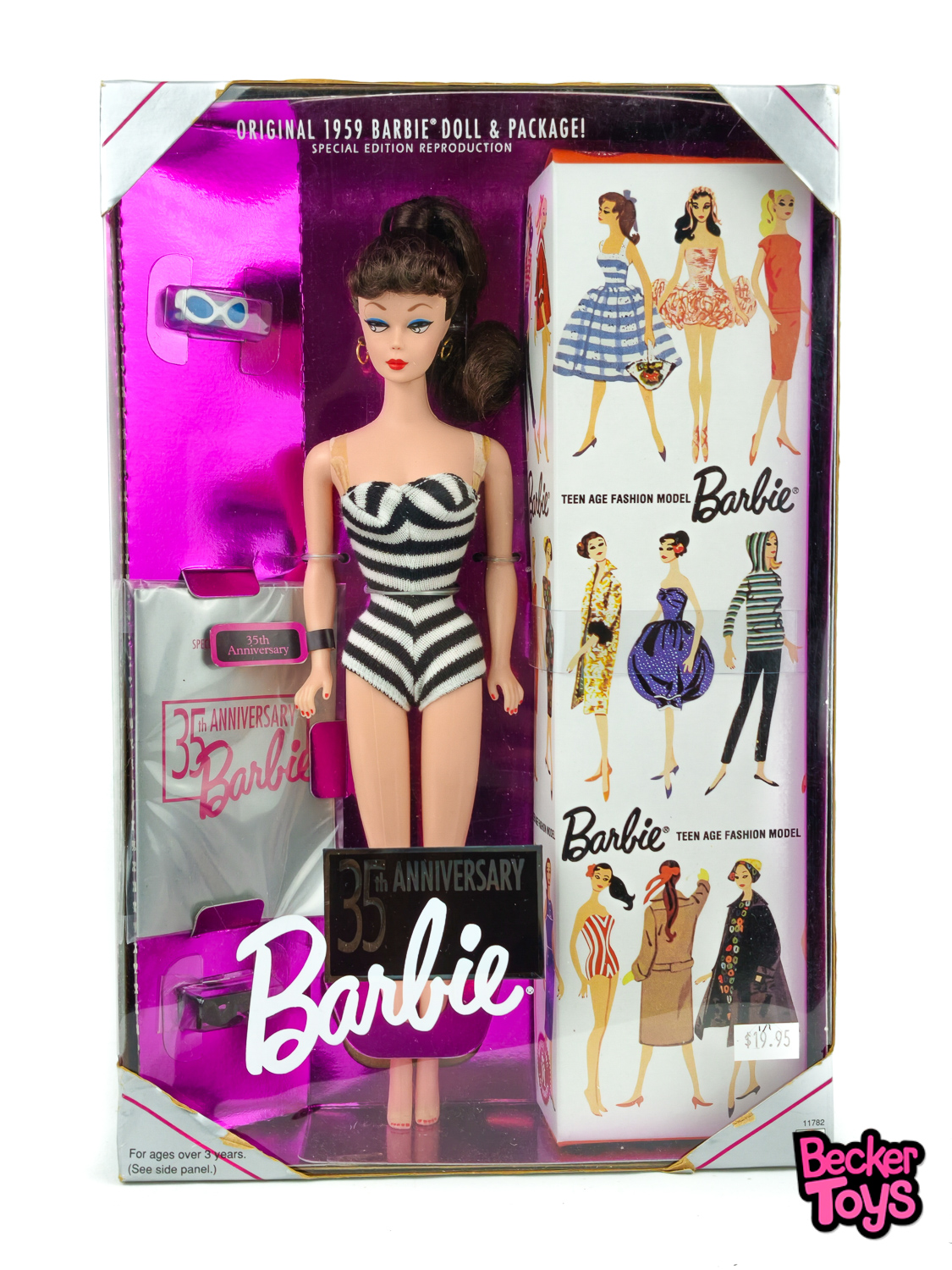 Barbie 35th Anniversary Brunette de 1993