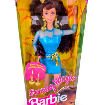 Barbie Earring Magic Brunette 1992