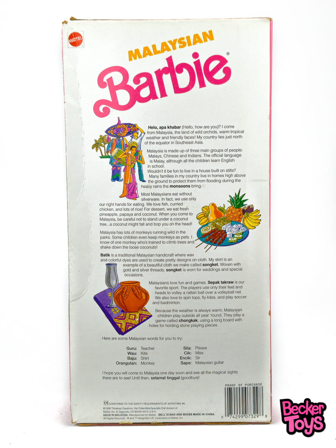 Barbie Malaysian de 1990 - Imagen 3