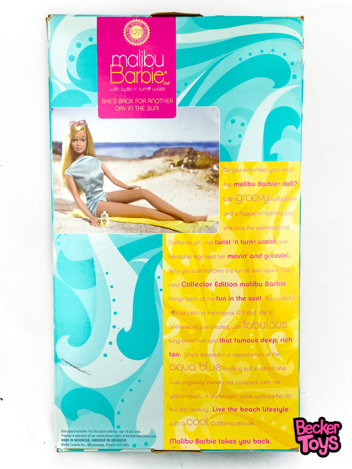 Barbie Malibu 1971 Reproduction 2001 - Imagen 3
