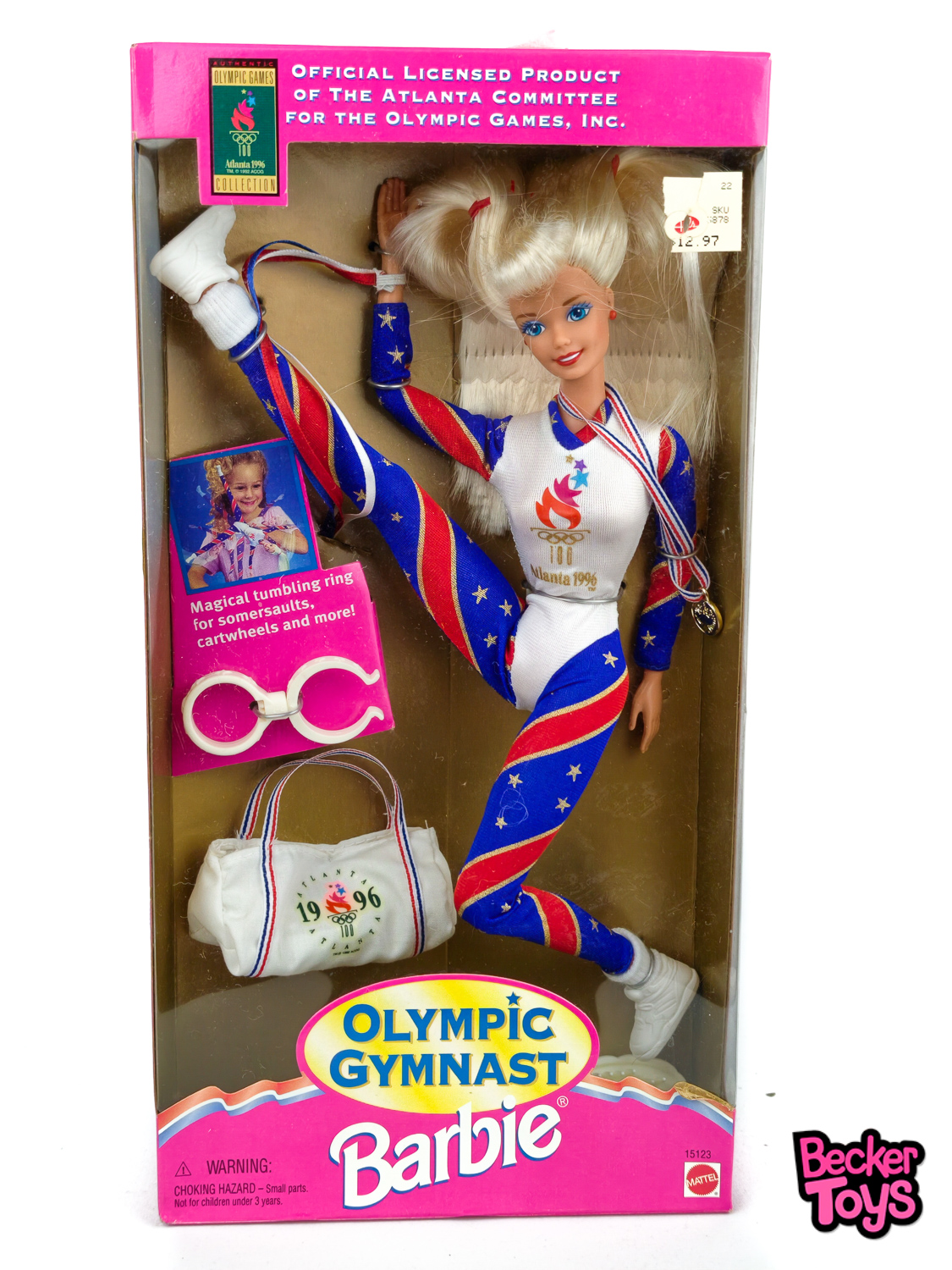Barbie Olympic Gymnast Juegos de Atlanta de 1995