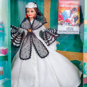 Barbie Scarlett O'Hara Vestido Blanco de 1994