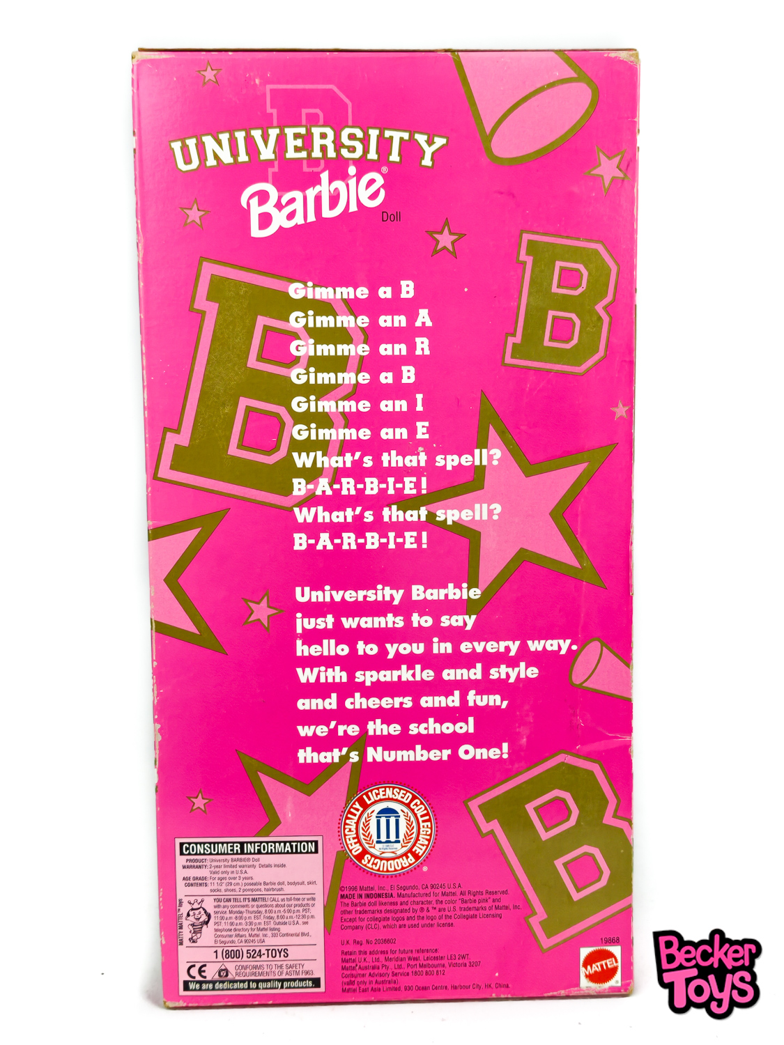 Barbie University Purdue 1996 - Imagen 3