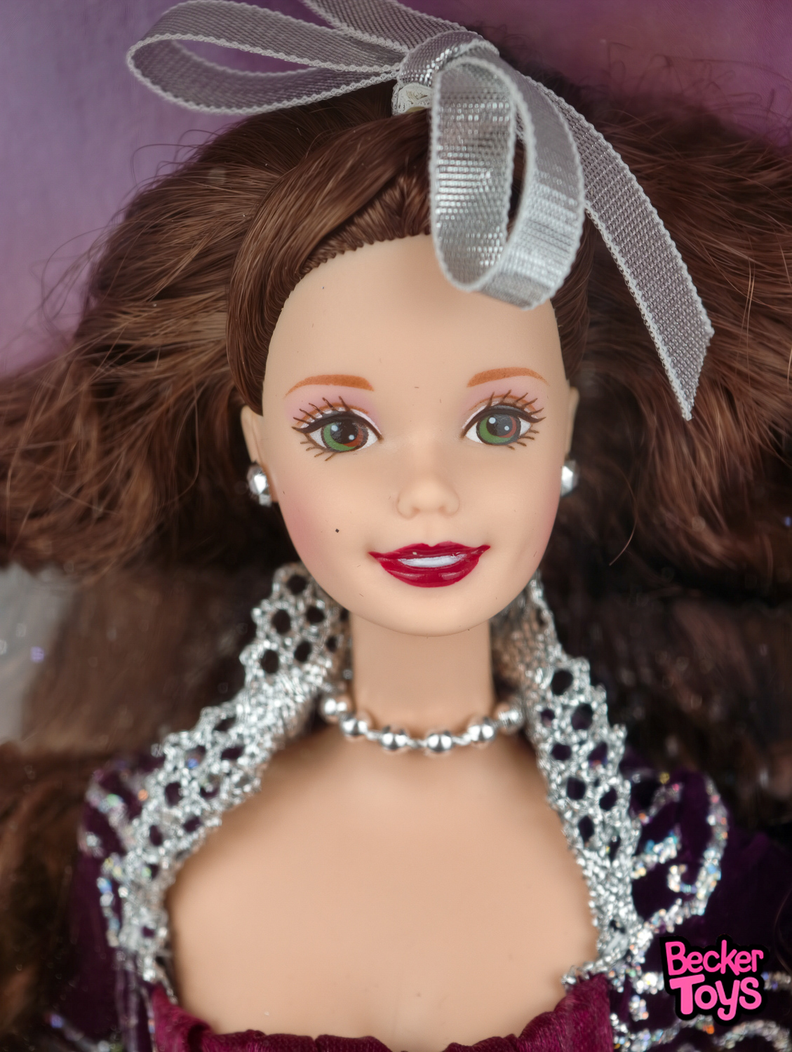 Barbie Winter Fantasy Brunette de 1996 - Imagen 2
