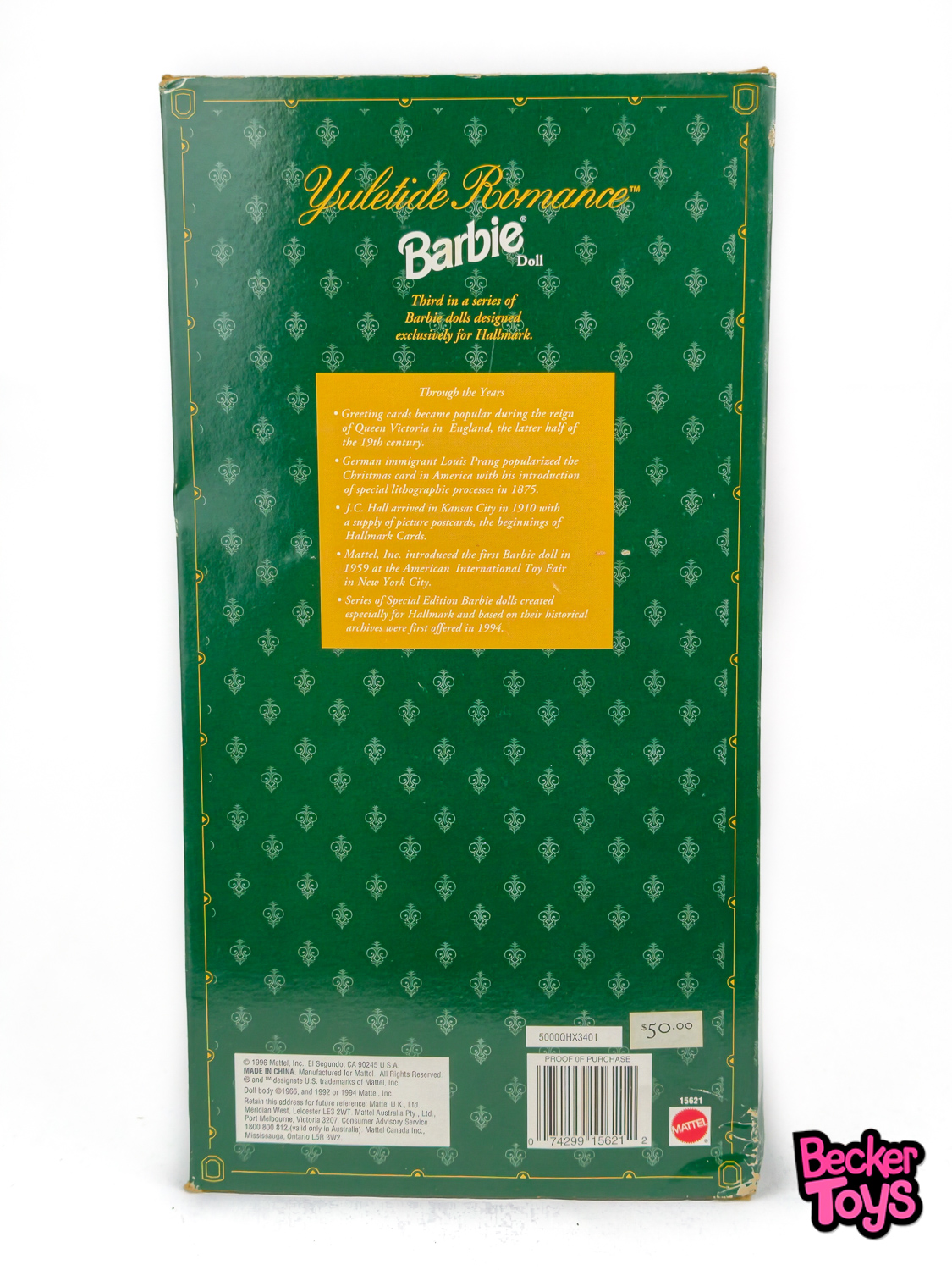 Barbie Yuletide Romance de 1996 - Imagen 4