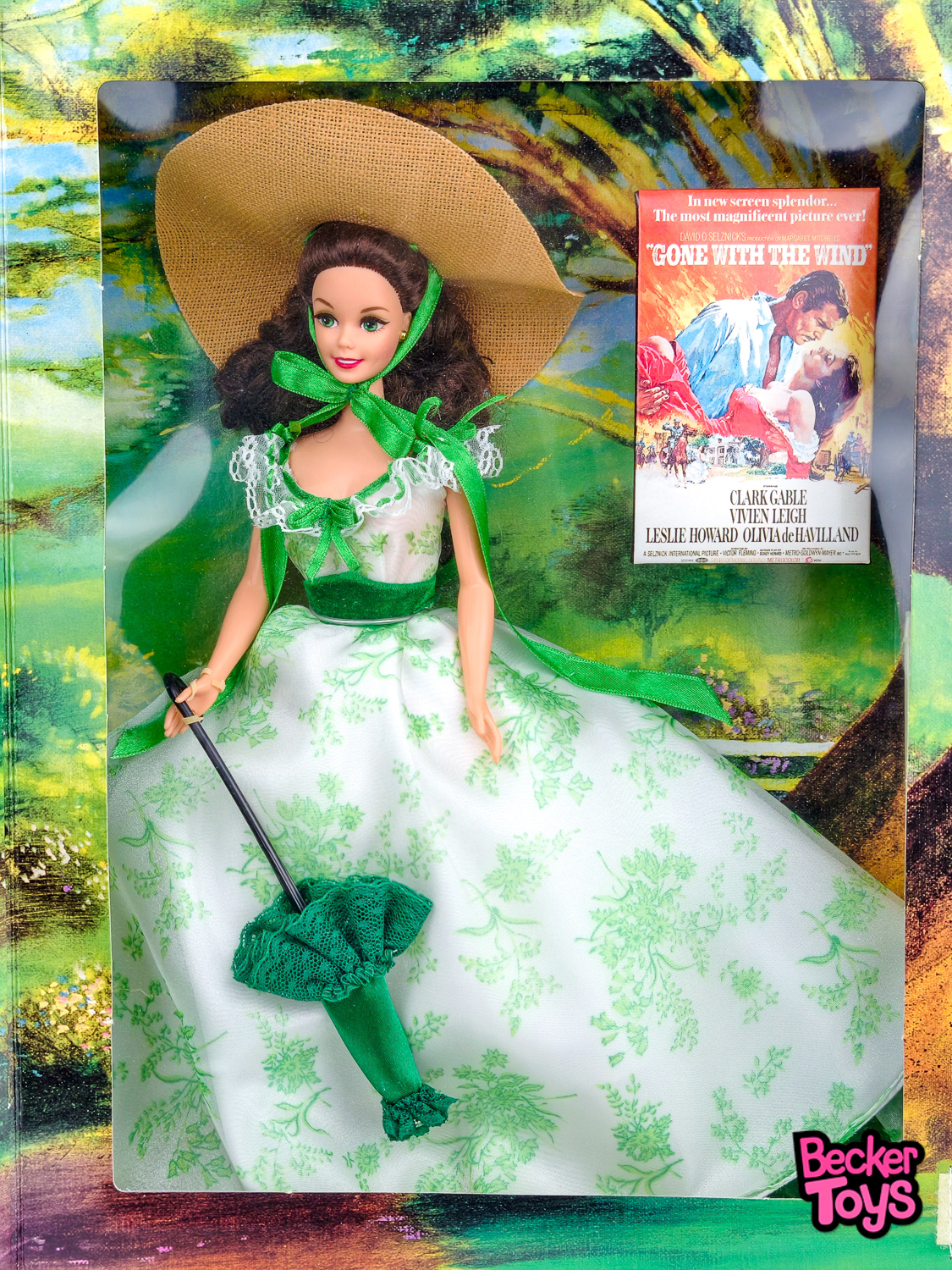 green emerald velvet dress Gone With The Wind "Scarlett O'Hara"  RC Gifts