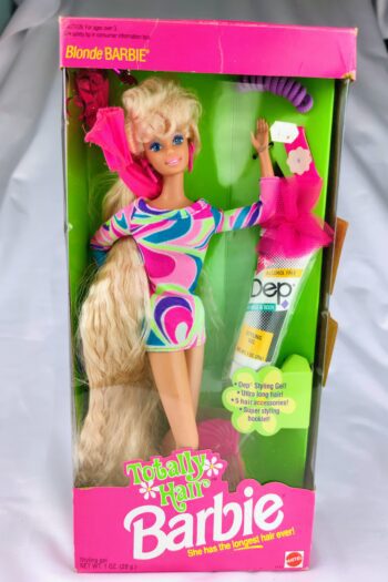 Barbie Totally Hair Made In China de 1991 REEMPAQUETADA