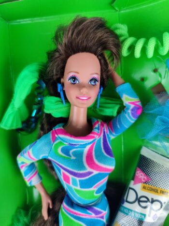 Barbie Totally Hair Brunette Outlet de 1991 - Imagen 3