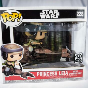 Funko Pop! Princess Leia With Speeder Biker