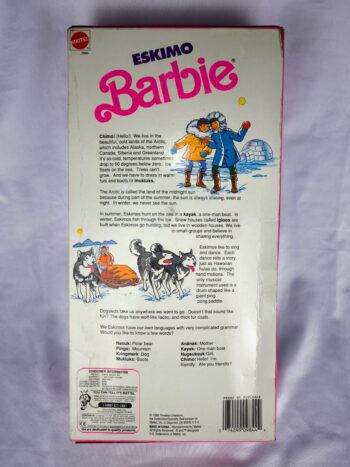 Barbie Eskimo (Esquimal) de 1990 - Imagen 3