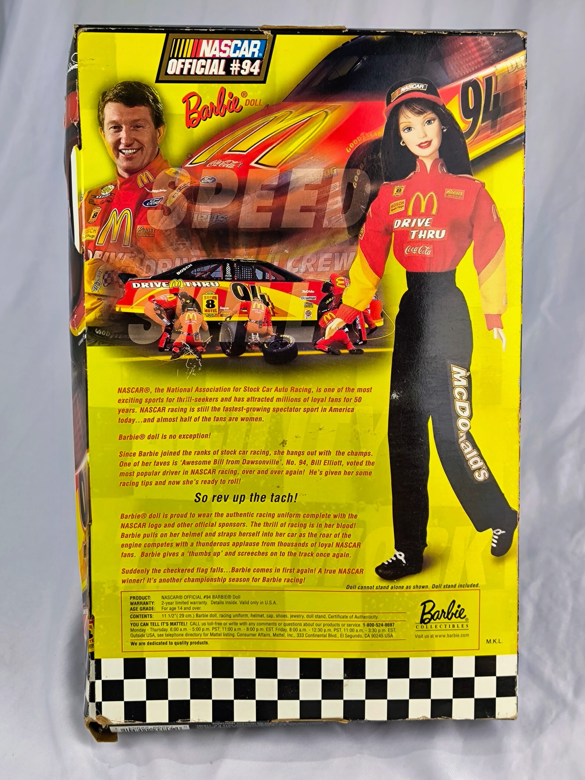 Barbie Nascar Official #94 de 1999 - Imagen 3