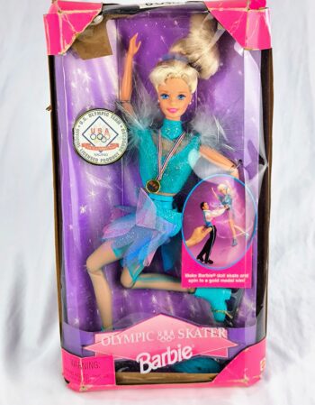 Barbie Olympic Skater de 1997 (caja dañada)