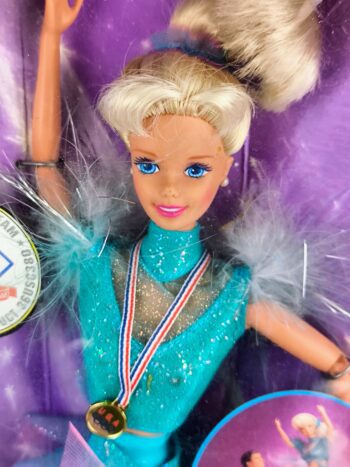Barbie Olympic Skater de 1997 (caja dañada) - Imagen 2