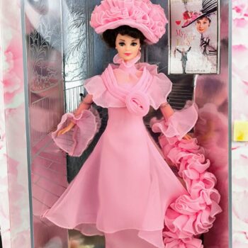 Barbie as Eliza Doolittle My Fair Lady Vestido Rosa del 1995
