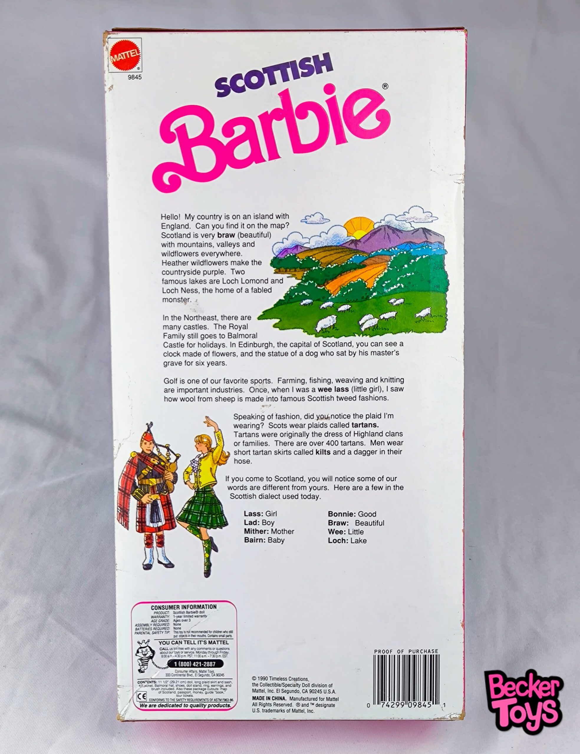 Barbie Scottish de 1990 - Imagen 3