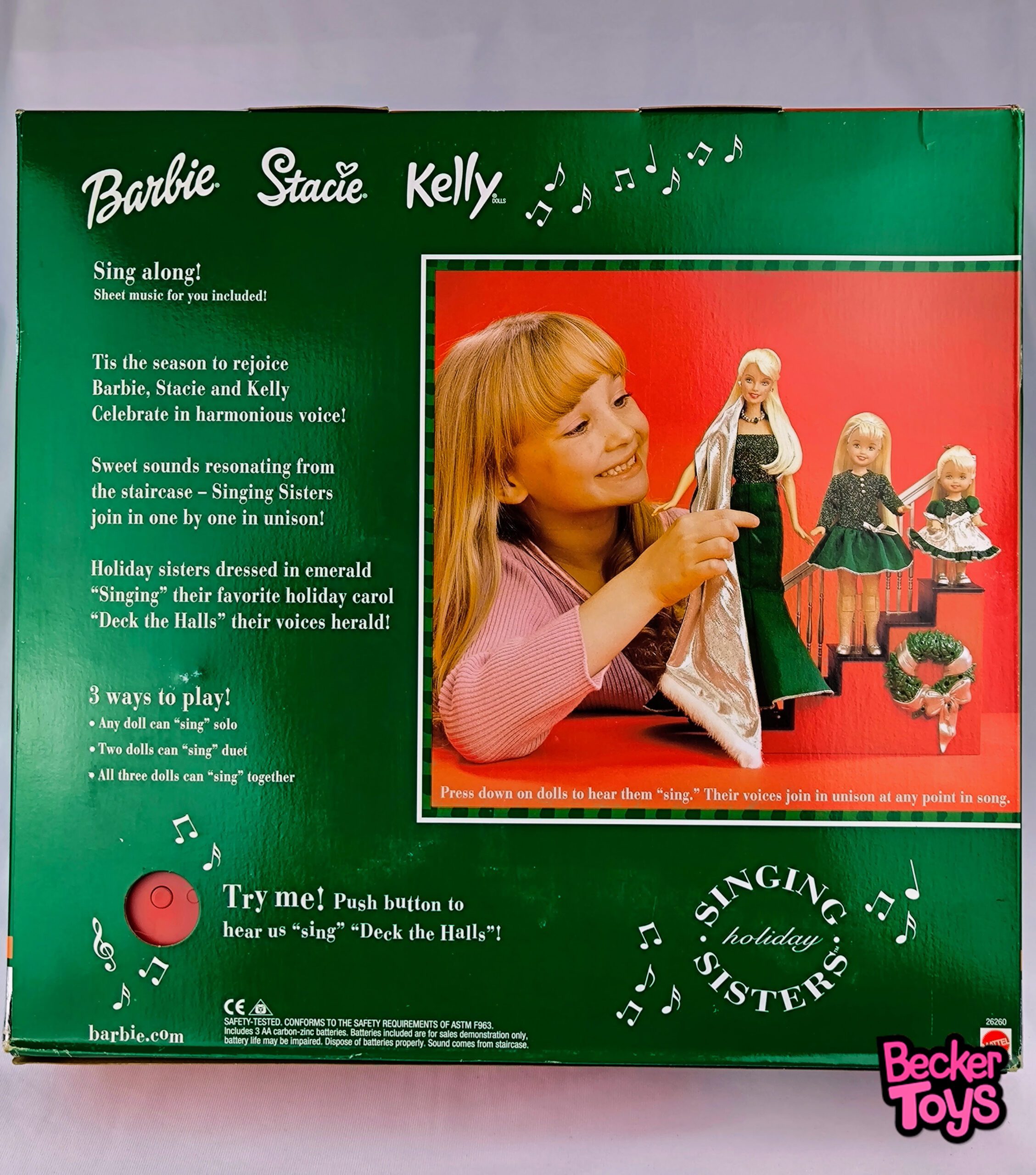 Barbie Stacie Kelly Holiday Singing Sisters del 2000 - Imagen 3