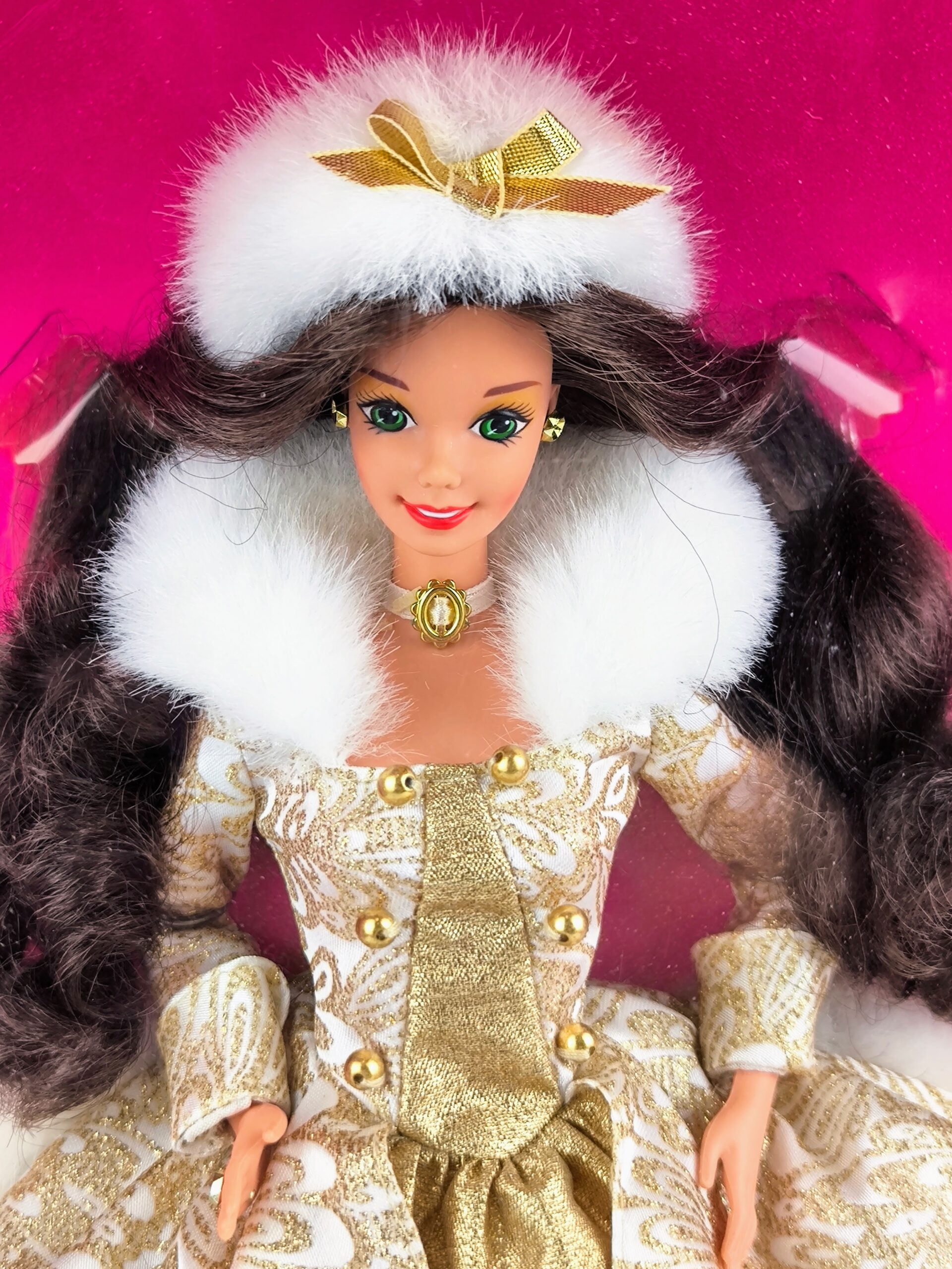 Barbie Winter Fantasy Brunette de 1995 - Imagen 2