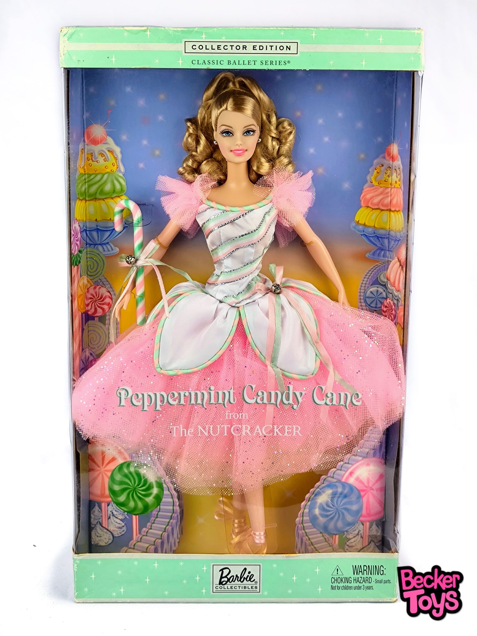 Barbie As Peppermint Candy Cane From The Nutcracker De 2002 Becker Toys