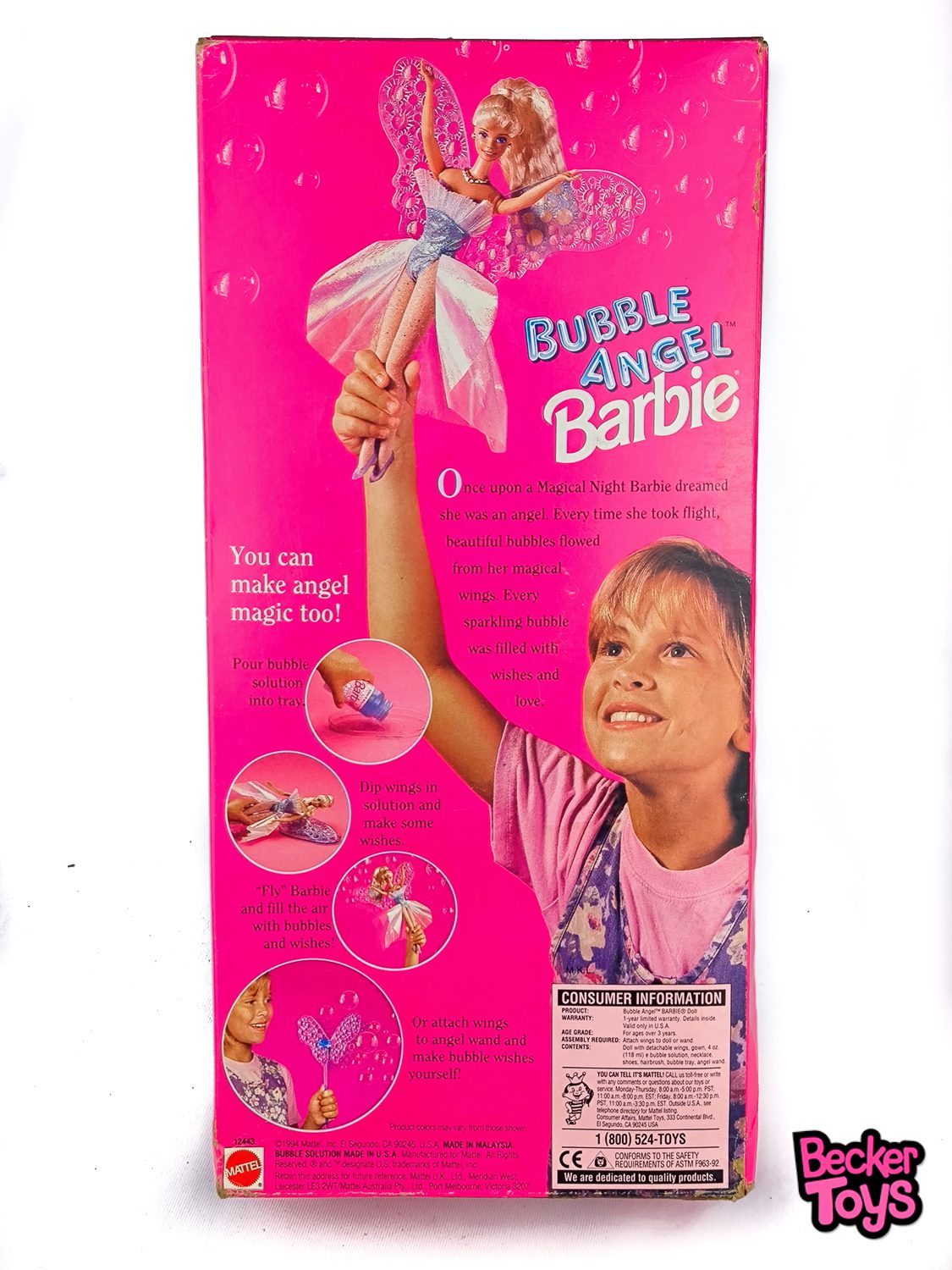 Barbie Bubble Angel de 1994 - Imagen 3