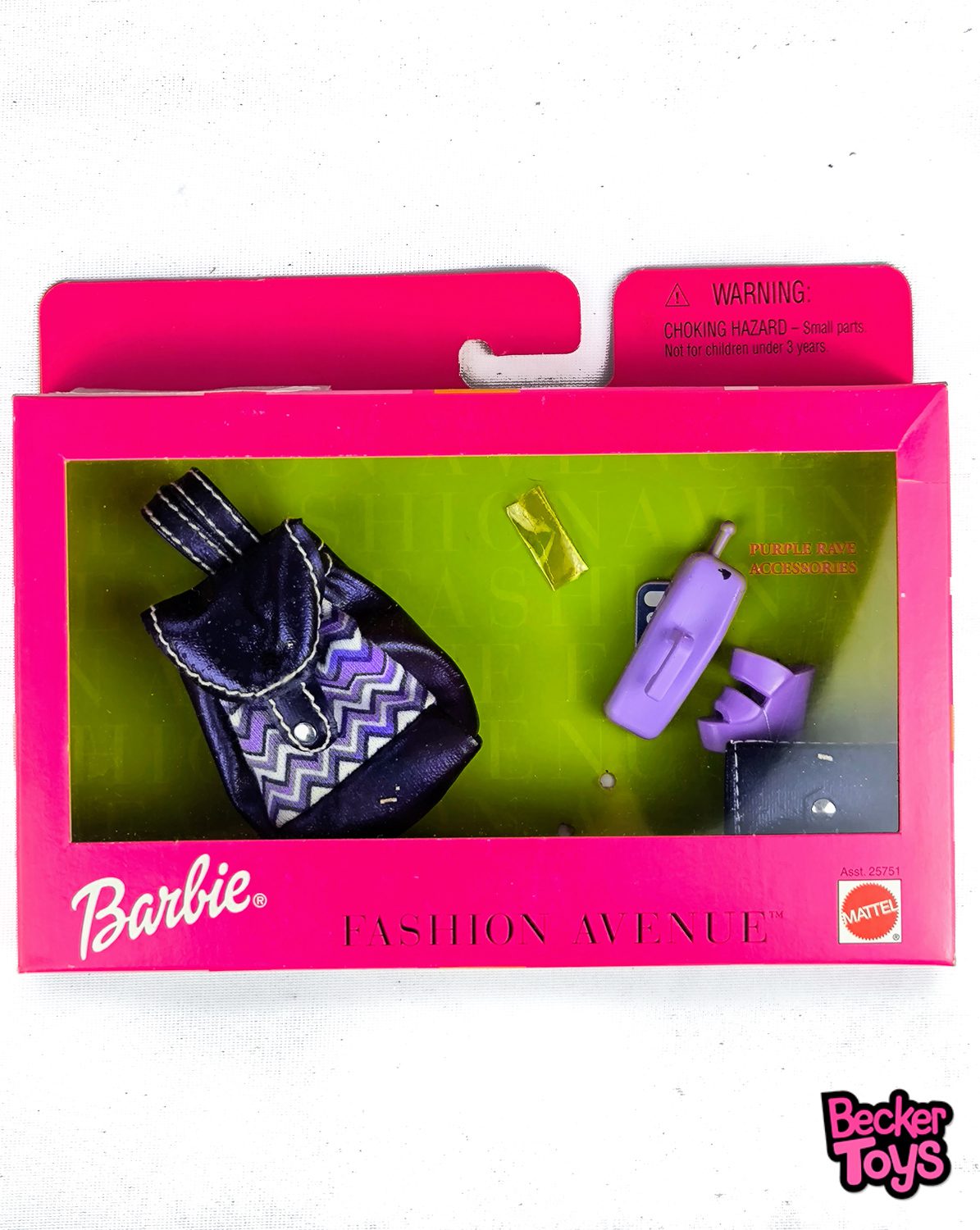 Barbie Fashion Avenue Purple Rave Accesories de 1999