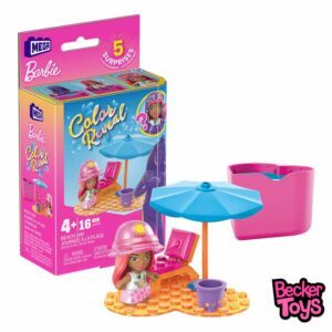 Mega Contstrux Barbie Color Reveal Beach Day
