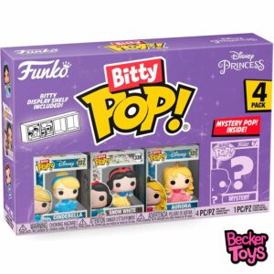 Funko Bitty POP! Disney Princess Cinderella - Snow White - Aurora + Mistery