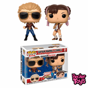 Funko Pop! Captain Marvel Vs Chun-Li