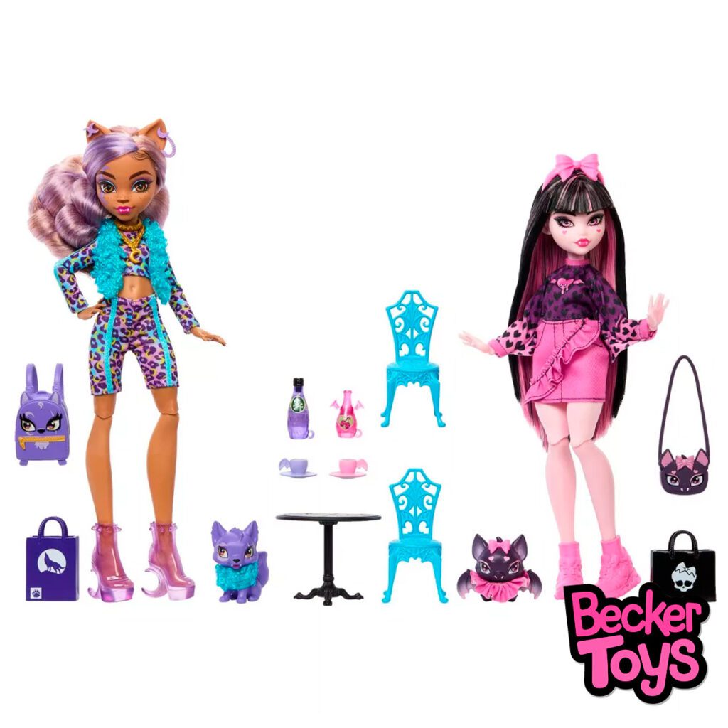 Monster High Pack Faboolous Pets Draculaura & Clawdeen | Becker Toys