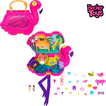 Polly Pocket Party Flamingo Party Playset