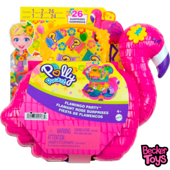 Polly Pocket Party Flamingo Party Playset - Imagen 2