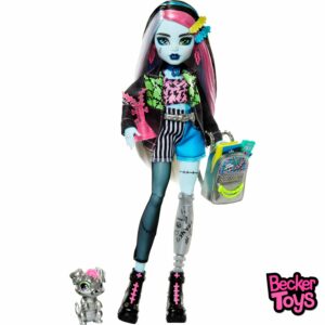 Monster High Frankie Stein con mascota perrito Watzie