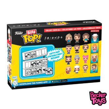 Funko Bitty Pop! Friends Phoebe Buffay, Monica Geller, Chandler Bing - Imagen 3