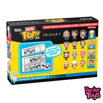Funko Bitty Pop! Friends - Flashback - Rachel Green, Chandler Bing, Ross Geller - Imagen 3