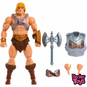 Masters of the Universe Revolution He-Man con armadura de batalla
